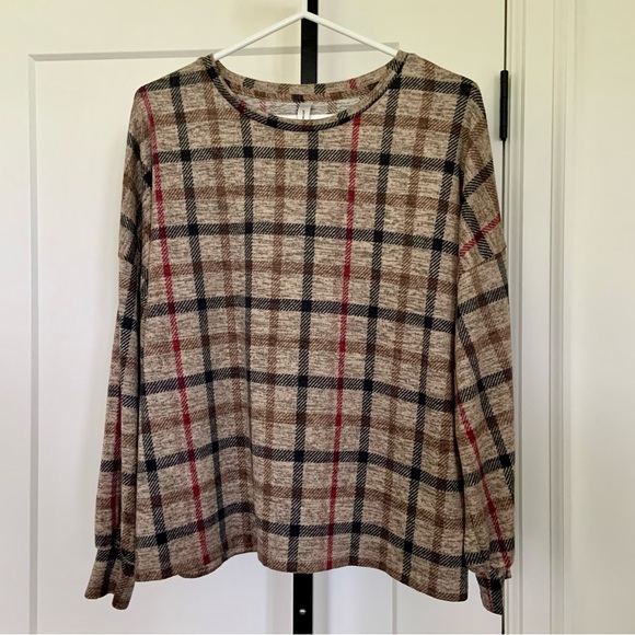 Soyaconcept soft plaid sweater - Picture 5 of 10